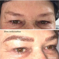 Microblading by our aesthetician Sabina