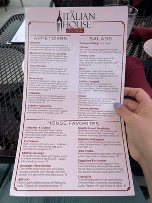 Menu photo 6 Italian House on Park Westfield, IN Menu photo 6 Italian House on Park Westfield, IN