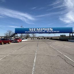 Exterior outside entrance of Memphis International Raceway - Millington, Tennessee Exterior outside entrance of Memphis International Raceway - Millington, Tennessee