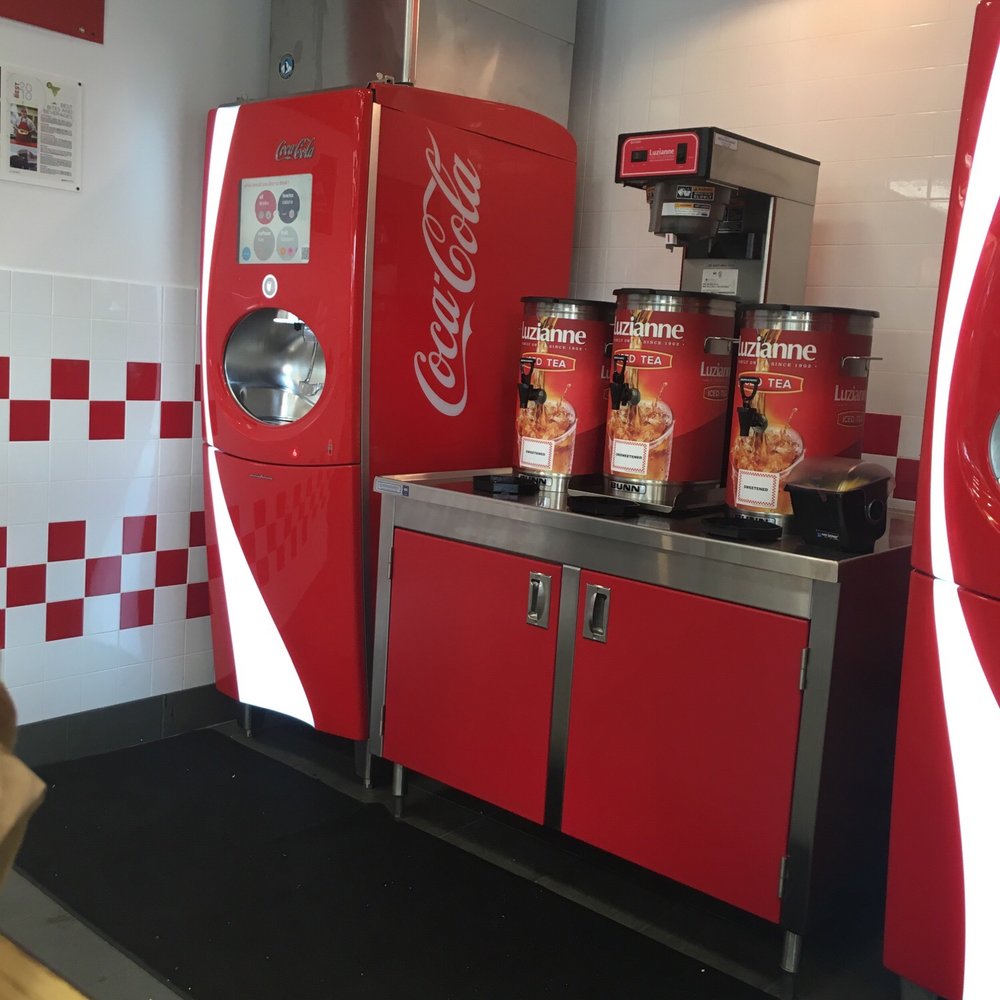 Five Guys - Fresh drink station, you can't go wrong - Burgers Near Me - Harvey, Louisiana