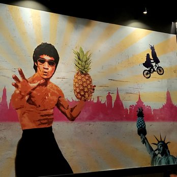 Pineapple Thai - How fun and bold is this mural?! - Thai Near Me - Cupertino, California Pineapple Thai - How fun and bold is this mural?! - Thai Near Me - Cupertino, California