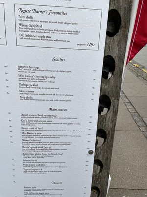 Menu photo 7 Frk. Barners Kælder Copenhagen, 84 Menu photo 7 Frk. Barners Kælder Copenhagen, 84