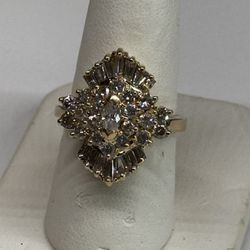 Diamonds of Kerrville - Diamond Cluster Ring