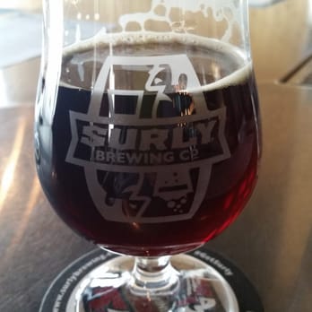 Surly Brewing - 8oz pour of the cacao coffee stout. Tastes just like a less-creamy iced mocha! - Breweries Near Me - Minneapolis, Minnesota