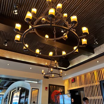 Temazcal Tequila Cantina - a chandelier in a restaurant - Mexican Near Me - Boston, Massachusetts