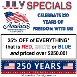 July Specials are now available at BOTH Supersonic Music locations! Come see us!