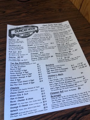 Menu photo 5 Duncan House Diner Homer, AK Menu photo 5 Duncan House Diner Homer, AK