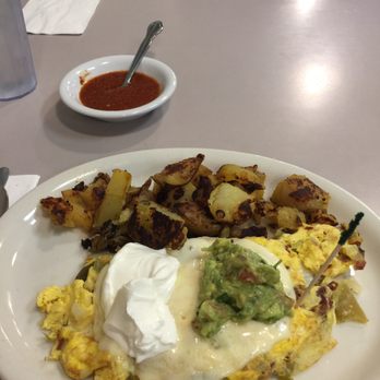 Village Cafe - California omelette with home fries - American Near Me - Long Beach, California Village Cafe - California omelette with home fries - American Near Me - Long Beach, California