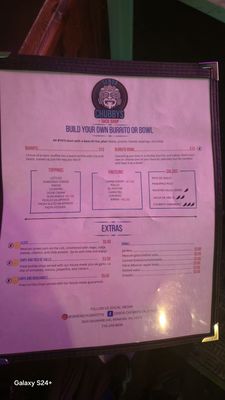 Menu photo 2 Senor Chubby's Buffalo, NY