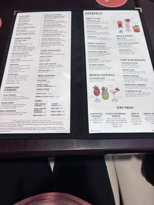 Menu photo 1 Pappadeaux Seafood Kitchen Houston, TX Menu photo 1 Pappadeaux Seafood Kitchen Houston, TX