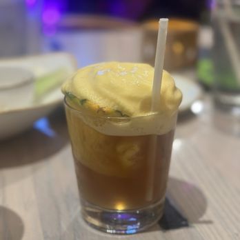 Monkeypod Kitchen - Famous Mai tai with lilikoi foam - New American Near Me - Lahaina, Hawaii Monkeypod Kitchen - Famous Mai tai with lilikoi foam - New American Near Me - Lahaina, Hawaii