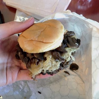 Burger Me! - The KID'S VEGGIE BURGER is a great for little appetites, but the bun was kinda awkwardly small. $3.50 for this, fries, and a drink is CHEAP. - American Near Me - Reno, Nevada Burger Me! - The KID'S VEGGIE BURGER is a great for little appetites, but the bun was kinda awkwardly small. $3.50 for this, fries, and a drink is CHEAP. - American Near Me - Reno, Nevada