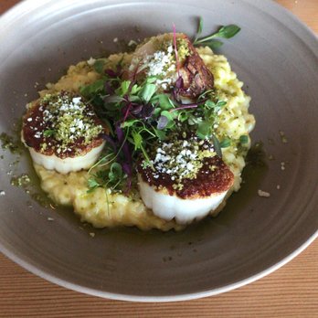 Panxa Cocina - Pan Seared Scallops with Risotto, worth $30 - Cocktail Bars Near Me - Long Beach, California