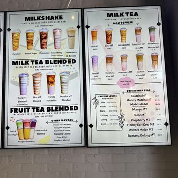 Tea Be Honest - Menu - Bubble Tea Near Me - Hemet, California