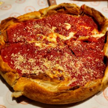 Nancy's Pizza Raleigh - Cheese original stuffed pizza - Pizza Near Me - Raleigh, North Carolina