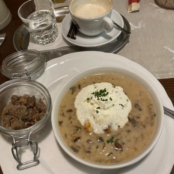 Die Herzl - Mushroom Soup...so yummy! - Austrian Near Me - Graz, 6