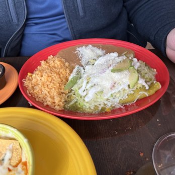 El Rincon Zacatecano - Cheese Enchiladas with Green sauce - Mexican Near Me - Manchester, New Hampshire