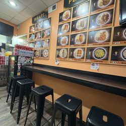 Shawarma King - Seating area + menu photos
