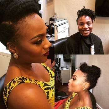 Full Circle Hair Lounge - Before and after. Makeup artist at full circle. By. Tamisha - Hair Extensions Near Me - Hayward, California