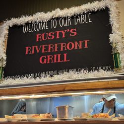 Rusty's Riverfront Grill - Hard-working kitchen
