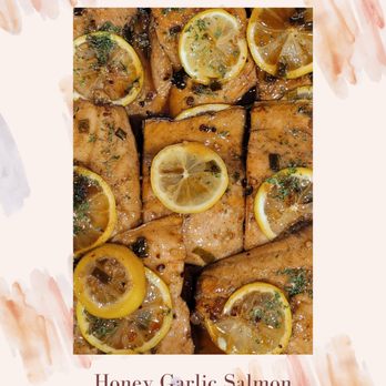 Virtuous Eatery - Baked Honey Glazed Salmon - Caterers Near Me - Dover, Delaware Virtuous Eatery - Baked Honey Glazed Salmon - Caterers Near Me - Dover, Delaware