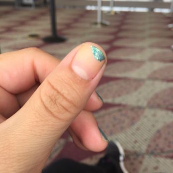 Pro Nails - One day after getting my nails done here and the polish is almost completely off my thumb nail - Nail Salons Near Me - Springfield, Oregon