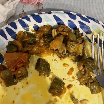 Lahore Restaurant - Dry inedible bhindi - Halal Near Me - Secaucus, New Jersey