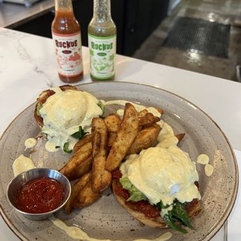 OEB Breakfast Co. - Eggs Florentine - Breakfast & Brunch Near Me - North Vancouver, British Columbia OEB Breakfast Co. - Eggs Florentine - Breakfast & Brunch Near Me - North Vancouver, British Columbia