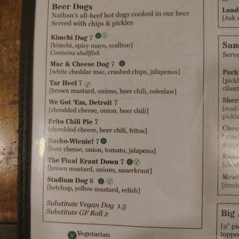 Sherman Street Beer - Selection of dogs, ready in a moment - Brewpubs Near Me - Allentown, Pennsylvania
