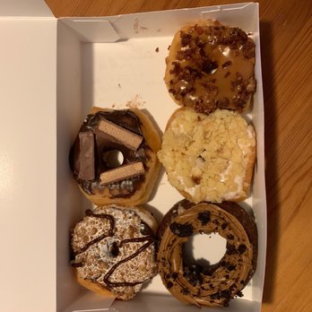 Amy's Donuts - As you can tell, I already ate the Bavarian filled donut. I can't wait to try the rest. - Donuts Near Me - Tucson, Arizona Amy's Donuts - As you can tell, I already ate the Bavarian filled donut. I can't wait to try the rest. - Donuts Near Me - Tucson, Arizona