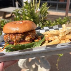 The Bearded Lady - Burger of the Month- a Kimchi Burger