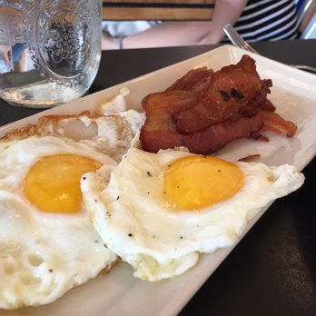Mom's Kitchen & Bar - Side of egg and bacon - Bars Near Me - Astoria, New York Mom's Kitchen & Bar - Side of egg and bacon - Bars Near Me - Astoria, New York