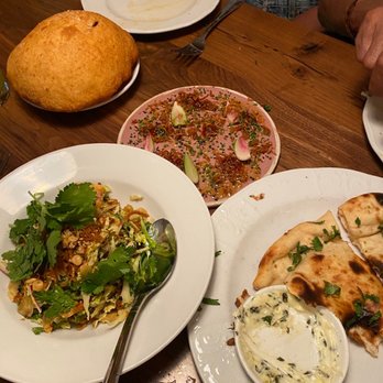 The Dutchess - Chicken liver pâté tea leaf salad and naan - Cafes Near Me - Ojai, California The Dutchess - Chicken liver pâté tea leaf salad and naan - Cafes Near Me - Ojai, California