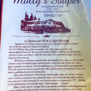 Molly's Souper - Menu - Breakfast & Brunch Near Me - Upland, California