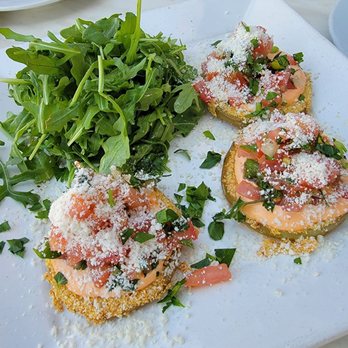 Eat Chow - Fried green tomatoes - perfect brunch app - Breakfast & Brunch Near Me - Costa Mesa, California Eat Chow - Fried green tomatoes - perfect brunch app - Breakfast & Brunch Near Me - Costa Mesa, California