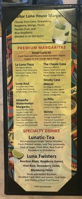 Menu photo 2 Señor Luna New Berlin, WI