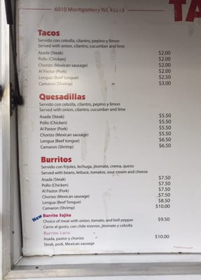 Menu photo 6 Tacos Locos Cincinnati, OH Menu photo 6 Tacos Locos Cincinnati, OH