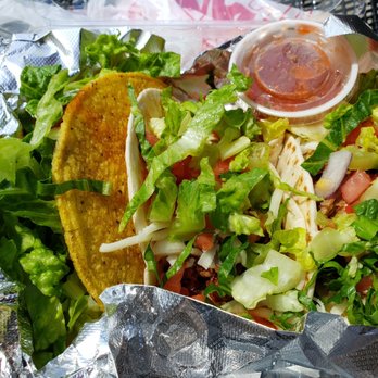 Cinco Mas - 3 Piece Taco Supreme one crunchy chicken taco, one carnita taco, and one barbacao taco - Mexican Near Me - Columbus, Ohio Cinco Mas - 3 Piece Taco Supreme one crunchy chicken taco, one carnita taco, and one barbacao taco - Mexican Near Me - Columbus, Ohio