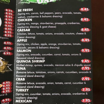 Fresheria - Salad Menu - Sandwiches Near Me - La Jolla, California