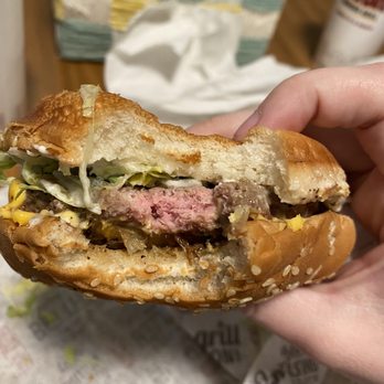 Habit Burger & Grill - Completely raw burger that I bought at the Habit today - Burgers Near Me - Riverdale, Utah Habit Burger & Grill - Completely raw burger that I bought at the Habit today - Burgers Near Me - Riverdale, Utah