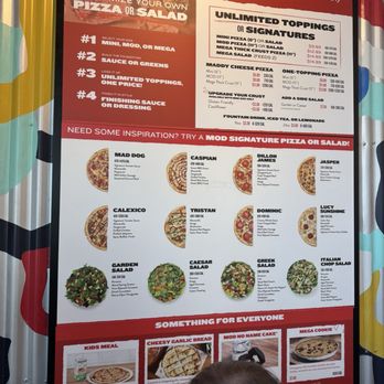 MOD Pizza - Menu of restaurant - Pizza Near Me - Fort Worth, Texas