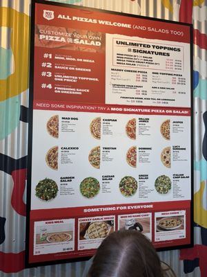 Menu photo 1 MOD Pizza Fort Worth, TX