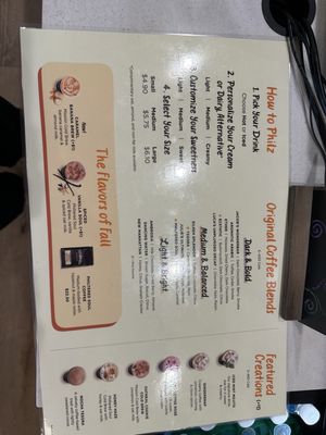 Menu photo 1 Philz Coffee San Jose, CA Menu photo 1 Philz Coffee San Jose, CA