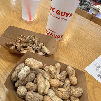 Five Guys - Free peanuts - Fast Food Near Me - Palmdale, California