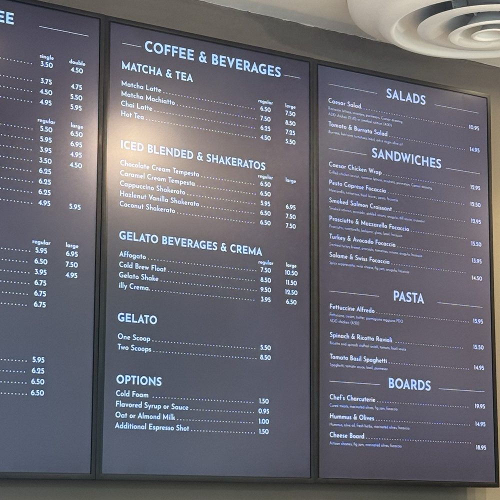 Illy Caffè - Menu - Cafes Near Me - Chicago, Illinois Illy Caffè - Menu - Cafes Near Me - Chicago, Illinois