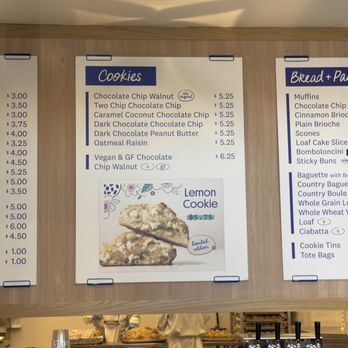 Levain Bakery - Menu - Bakeries Near Me - Los Angeles, California