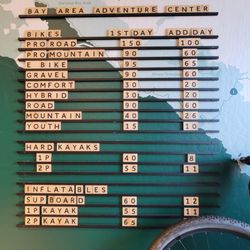 REI - Menu (activities & prices) as of 09/17/23
