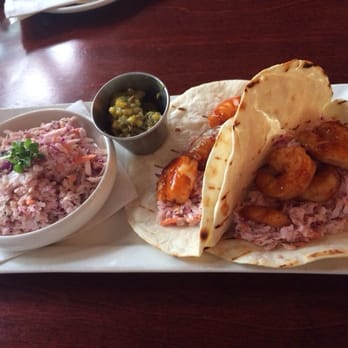 Fishbones - BBQ shrimp taco ! Very delicious ! - Seafood Near Me - Charlottetown, Prince Edward Island Fishbones - BBQ shrimp taco ! Very delicious ! - Seafood Near Me - Charlottetown, Prince Edward Island