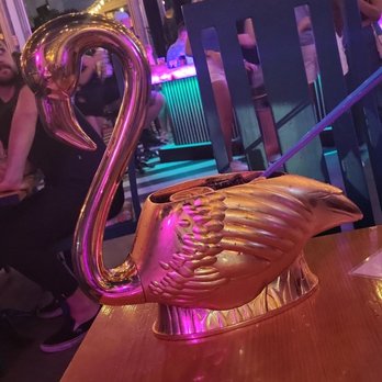Flamingo Deck - Lil shin dig flamingo $60 - New American Near Me - San Diego, California