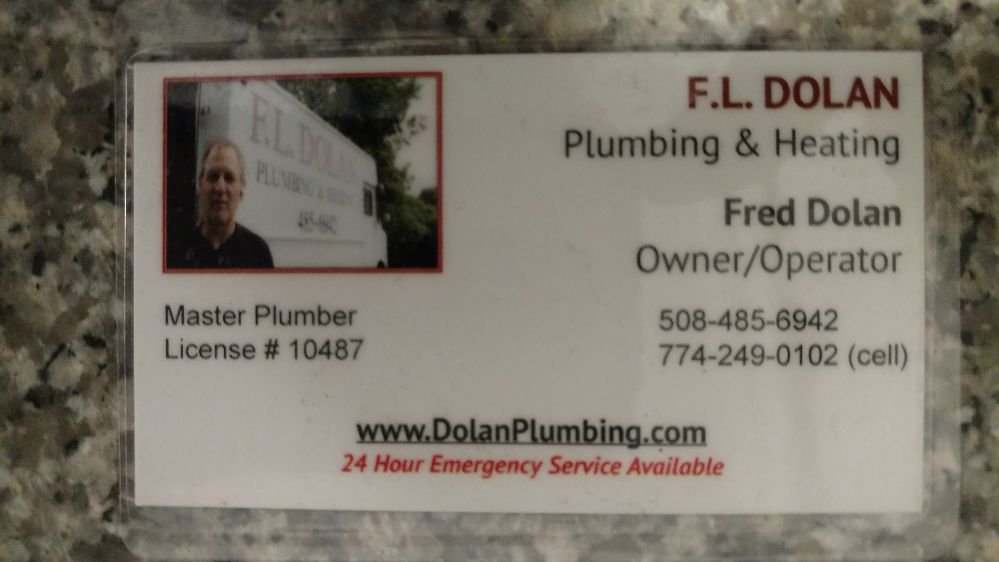 Slide of FL Dolan Plumbing and Heating